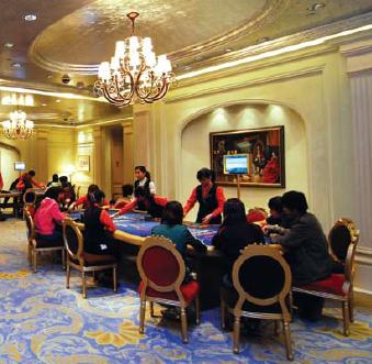 The credit crunch could take some shine off Macau's VIP rooms