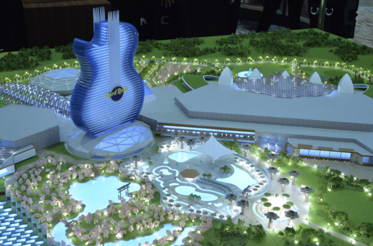 Hard Rock reveals scale model of Japan IR concept