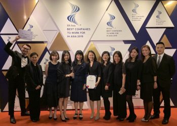Melco named among HR Asia Best Companies to Work for in Asia 2019