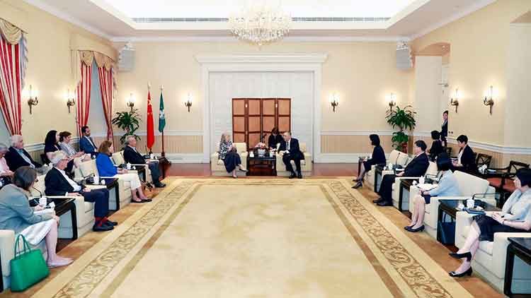 American casino interests in Macau on the agenda as Chief Executive meets US members of Congress