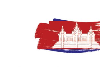 Jumbo cruising into Cambodia