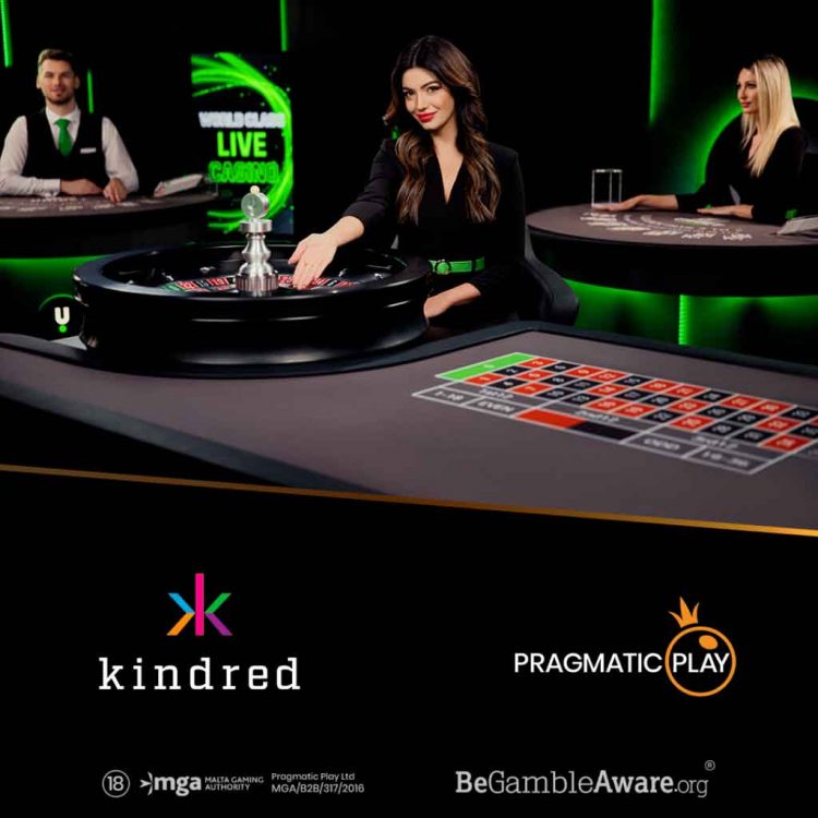 Pragmatic Play launches live casino studio for Kindred Group’s Unibet