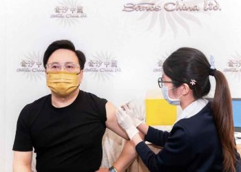 Sands China says more than 10,000 staff and families in line to complete vaccinations