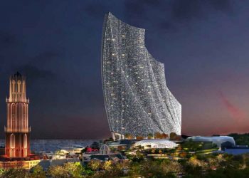 Oshidori’s spectacular “Sails at Omura Bay” Nagasaki IR proposal would have “sparkled in the night like a sea of diamonds”
