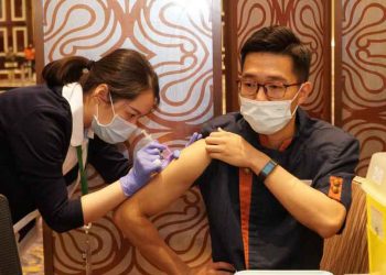 MGM China says staff vaccination rate now 90%