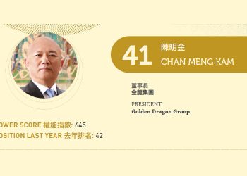 2021 Asian Gaming Power 50: Number 41 – Chan Meng Kam