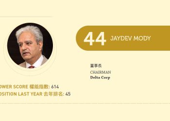 2021 Asian Gaming Power 50: Number 44 – Jaydev Mody
