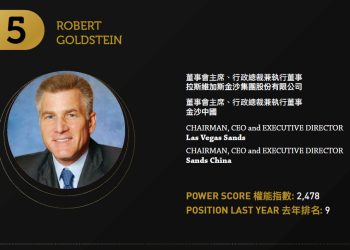 2021 Asian Gaming Power 50: Number 5 – Robert Goldstein