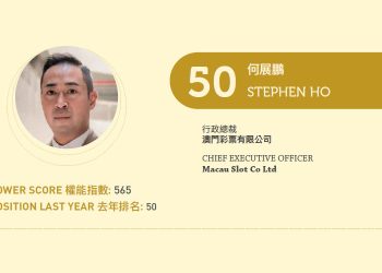 2021 Asian Gaming Power 50: Number 50 – Stephen Ho