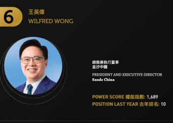 2021 Asian Gaming Power 50: Number 6 – Wilfred Wong