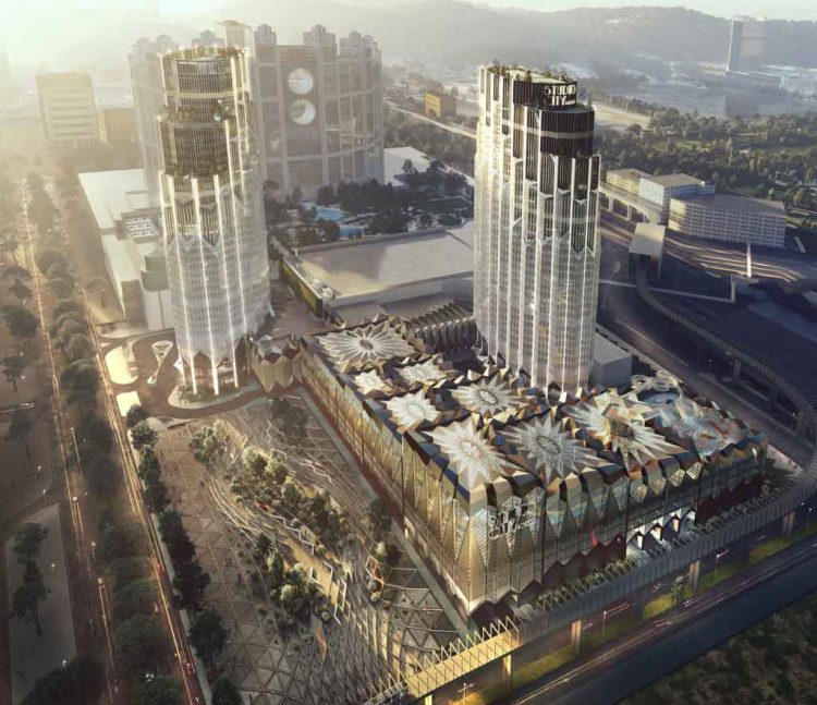 Melco unveils Studio City Phase 2 concept as new towers topped off