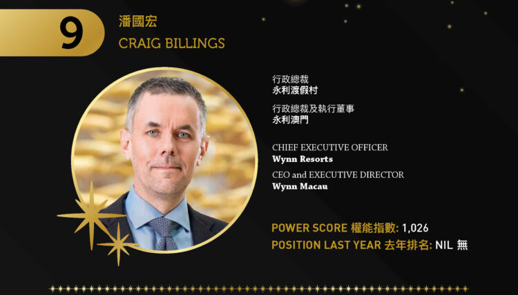 2022 Asian Gaming Power 50: Number 9 – Craig Billings