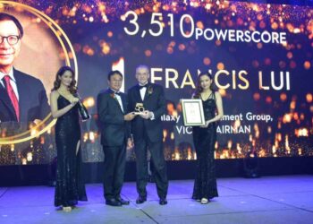 Galaxy Entertainment Group’s Francis Lui tops Asian Gaming Power 50 for fourth year in a row