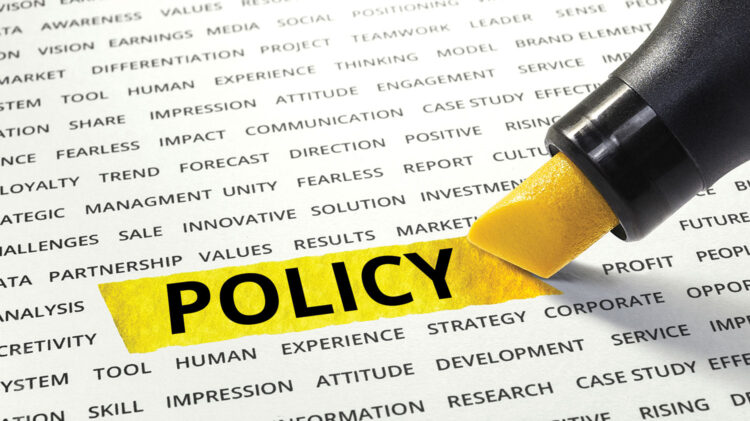 We need to talk about policies