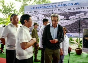 Philippines President Marcos inspects site for specialty medical center in Clark, funded by PAGCOR and Solaire charity arm
