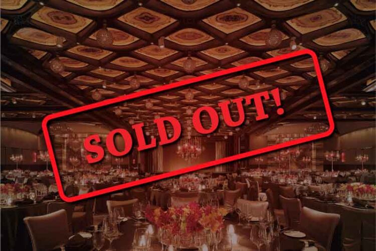 The 2023 Asian Gaming Power 50 Black Tie Gala Dinner on tonight at MGM MACAU is a sellout!