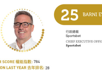 2023 Asian Gaming Power 50: Number 25 – Barni Evans