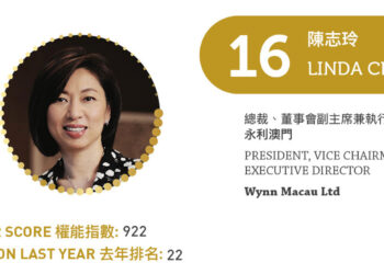 2023 Asian Gaming Power 50: Number 16 – Linda Chen