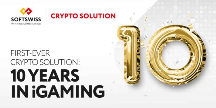 SOFTSWISS celebrates 10 years of Crypto Casino Solution with all-time high digital currency adoption via online casino partners