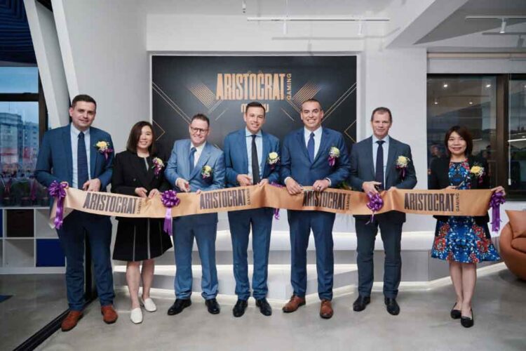 Aristocrat holds official opening ceremony for newly renovated Macau office