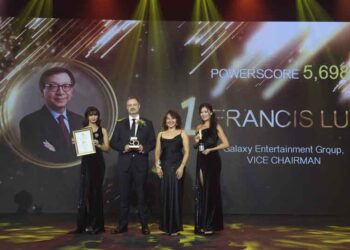 Galaxy Entertainment Group’s Francis Lui tops Asian Gaming Power 50 for record-equalling sixth year in a row