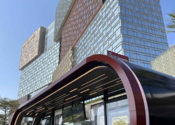 MGM and JCDecaux launch Macau’s first “Distinctive Smart Bus Shelter” outside MGM Cotai