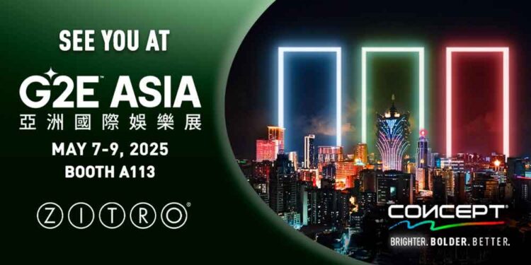 Zitro’s new CONCEPT cabinet line to make G2E Asia debut