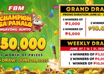 FBM Philippines closes the first semester of 2025 with exciting Champion sa Panalo Ngayong Hunyo promotion