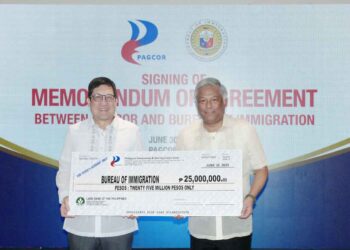 PAGCOR donates US$888,000 to Bureau of Immigration to help fund deportation of former POGO workers