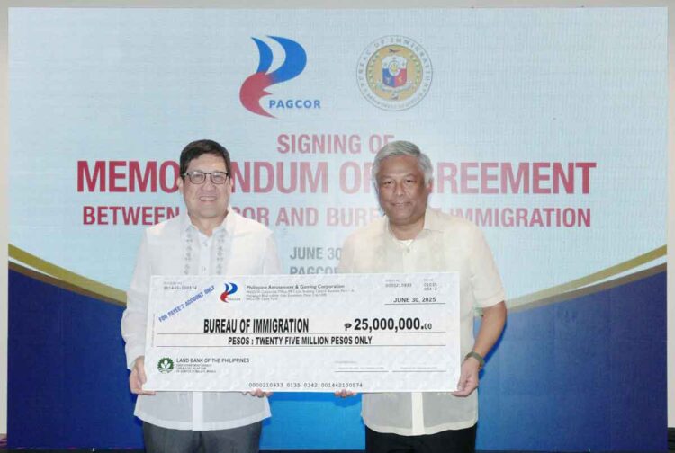 PAGCOR donates US$888,000 to Bureau of Immigration to help fund deportation of former POGO workers