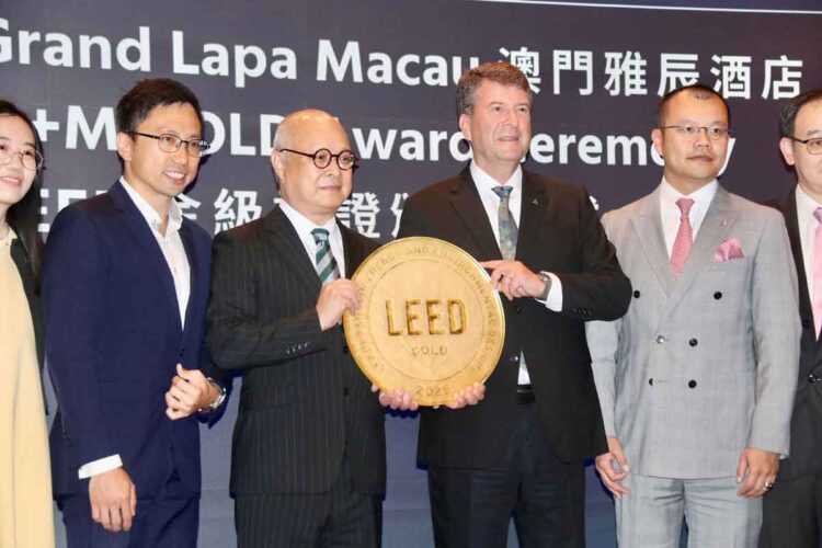 Artyzen Grand Lapa Macau becomes the first hotel in Macau to receive LEED O+M Gold Certification