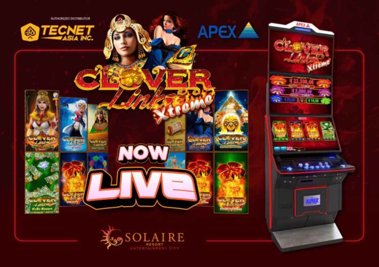 Tecnet Asia aids Asian debut of APEX Gaming’s Clover Link at Solaire Resort Entertainment City