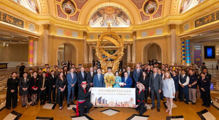 Sands China celebrates 1.1 billion cumulative visitors to its Macau resorts