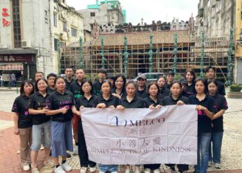 Melco volunteers assist Macau community affected by Super Typhoon Ragasa