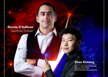 Wynn to present exhibition between snooker legends Ronnie O’Sullivan and China’s Zhao Xintong