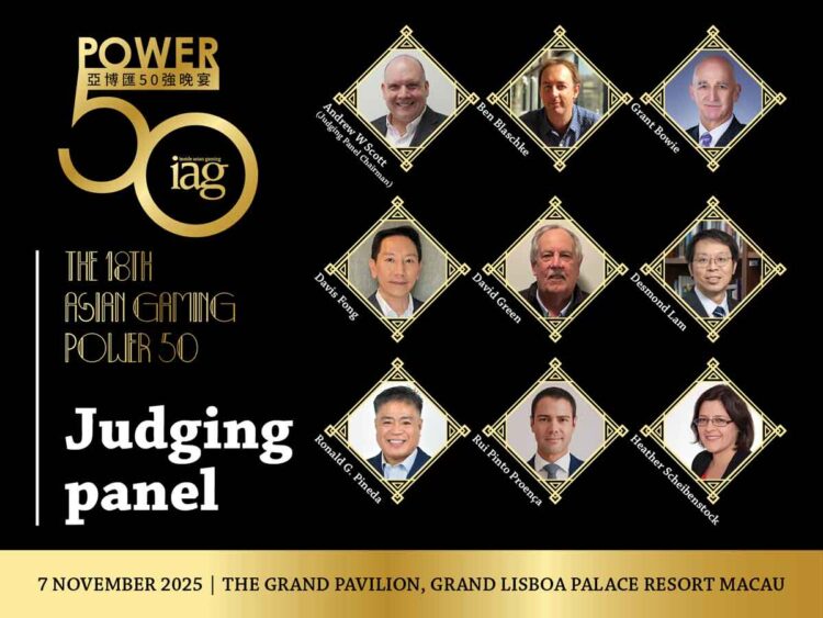 IAG announces nine-person elite Judging Panel for 2025 Asian Gaming Power 50