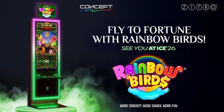 Zitro unveils “Rainbow Birds” for Concept gaming cabinet